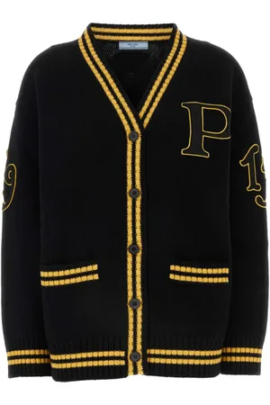 Prada Logo-appliquéd cardigan