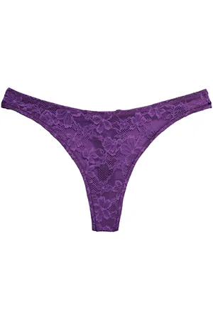 FLEUR DU MAL Le Stretch lace thong