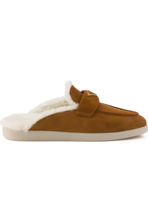 Prada Appliqué-logo mules