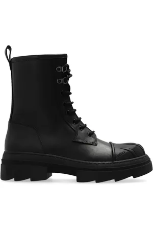 Furla Leather combat boots