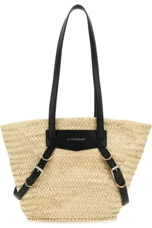Givenchy Medium Voyou raffia basket bag