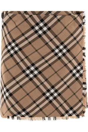 Burberry Check pattern mini skirt