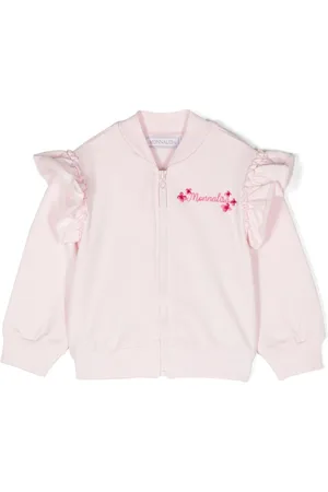 MONNALISA X Disney logo-embroidered sweatshirt