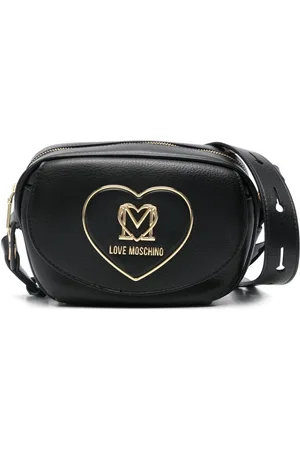 Moschino Logo-plaque cross body bag