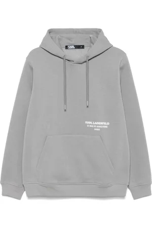 Karl Lagerfeld Raised-logo hoodie