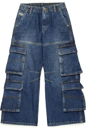 Diesel Dark faded straight jeans