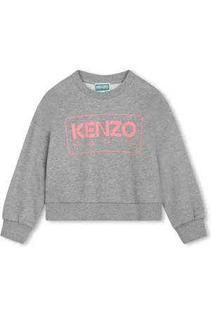 Kenzo Logo-print mélange-effect sweatshirt