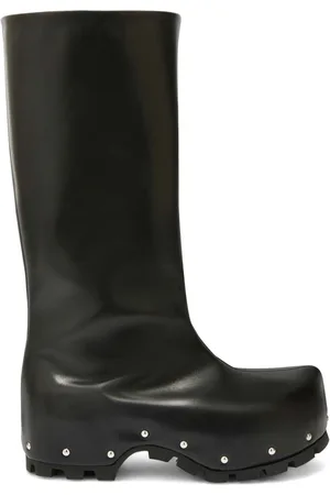 Jil Sander Studded leather knee-high boots