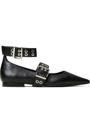 Twin-Set Strap-detail ballet flats
