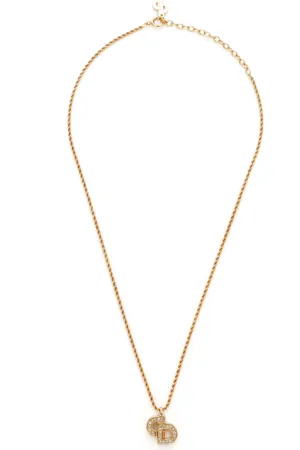 Dior CD logo pendant necklace