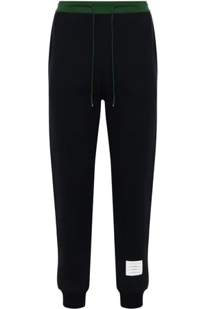 Thom Browne Colour-block cotton track pants