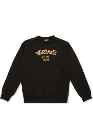 VERSACE Logo-print sweatshirt