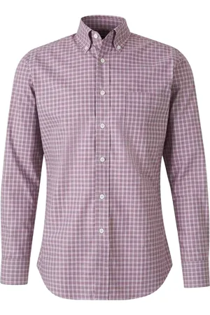 CANALI Check-print shirt