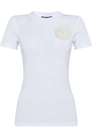 VERSACE Logo-print T-shirt