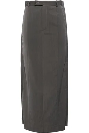 BETTTER Wool straight maxi skirt