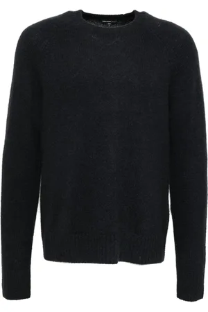 James Perse Lightweight textured cashmere crew
