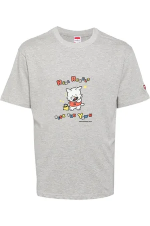 Ground Zero Cat print cotton T-shirt