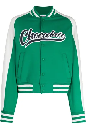 Chocoolate Logo-print varsity bomber jacket