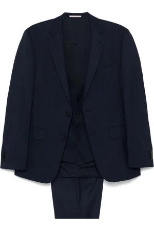 HUGO BOSS Mini-check three-piece suit