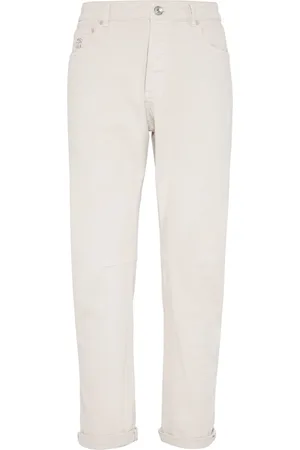 Brunello Cucinelli Mid-rise straight-leg jeans