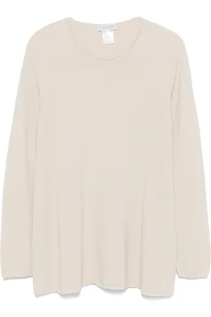 LE TRICOT PERUGIA Rolled-trim sweater