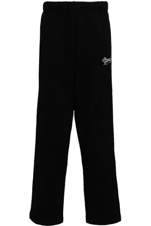 Chocoolate Logo-embroidered cotton track pants