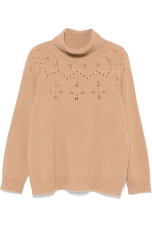 Twin-Set Roll-neck lurex jumper