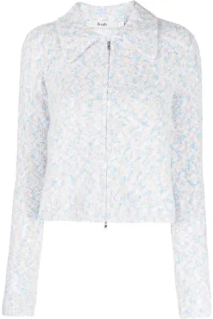 B+AB Mélange brushed wool-blend cardigan