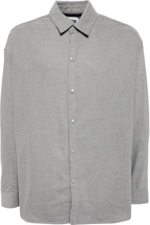Izzue Long-sleeved cotton-blend shirt
