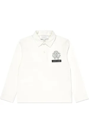 Roberto Cavalli Logo-embroidered polo shirt