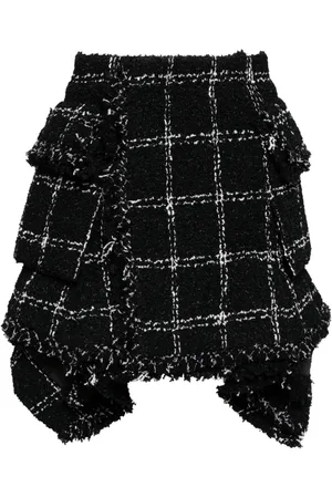 SACAI Asymmetric tweed skirt
