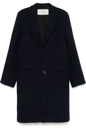 Ami Wool single-breasted coat