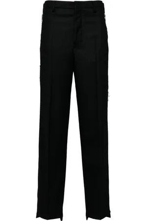 UNDERCOVER Distressed-finish straight-leg trousers