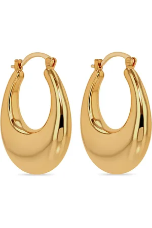 ANINE BING 14kt yellow Gradual hoop earrings
