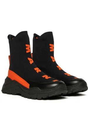 Marni Intarsia-logo sock trainers