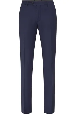 Philipp Plein Straight-leg wool-blend trousers