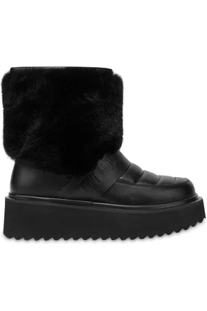 Moschino Logo-embossed slip-on boots