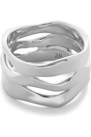 Monica Vinader The Wave cut-out ring
