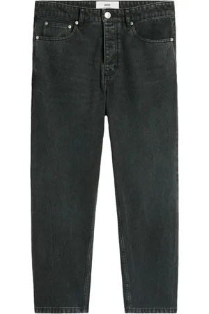 Ami Logo patch tapered jeans