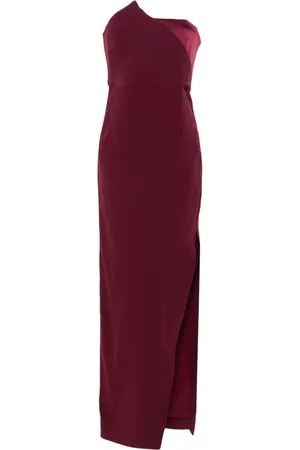 Roland Mouret Asymmetric crepe gown