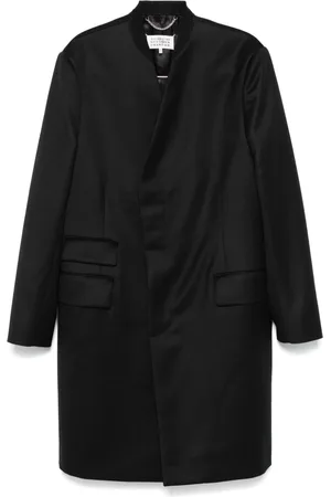 Maison Margiela Cavalry-twill wool coat