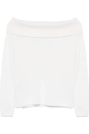 Allude Off-shoulder sweater