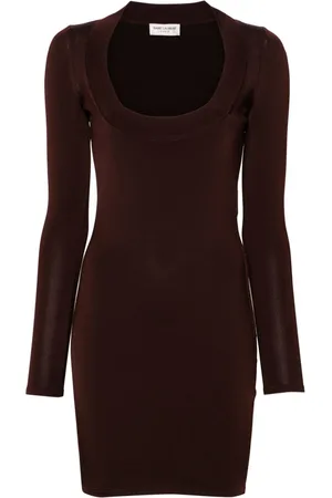 Saint Laurent Décolleté mini dress