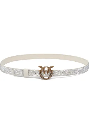 Pinko Love Birds leather belt