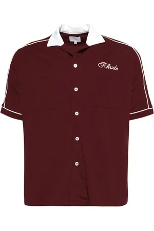 Rhude Chamonix Mont-Blanc bowling shirt