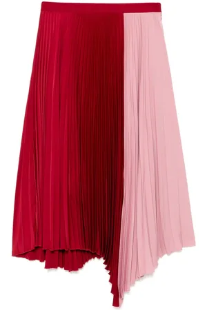 Maison Kitsuné Fully pleated midi skirt