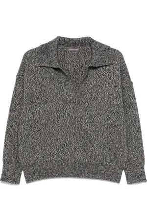 LORENA ANTONIAZZI Mélange-effect sweater
