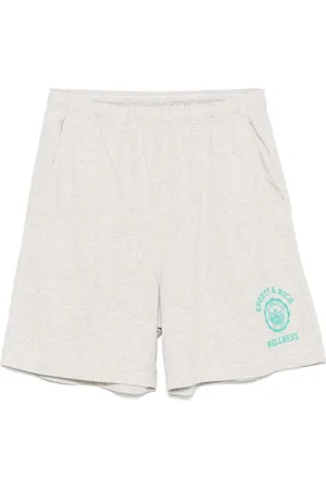Sporty & Rich Emblem-print track shorts