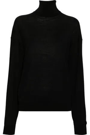 Saint Laurent High-neck wool jumper