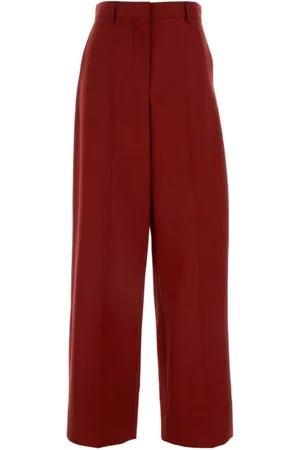Stella McCartney Pleated wool palazzo pants